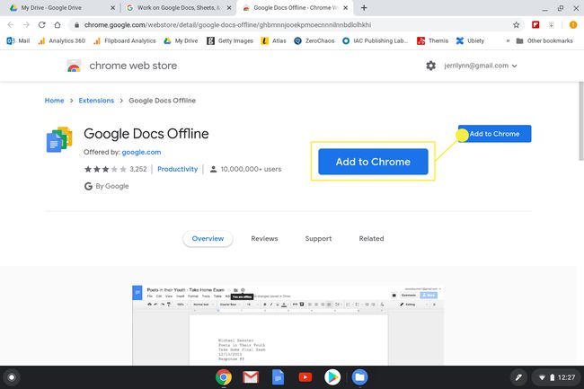 Google Chrome'a ​​bir uzantı ekleme.