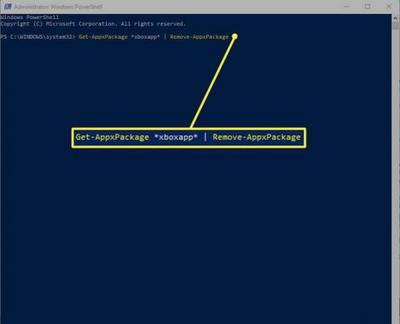 Windows PowerShell arabirimi