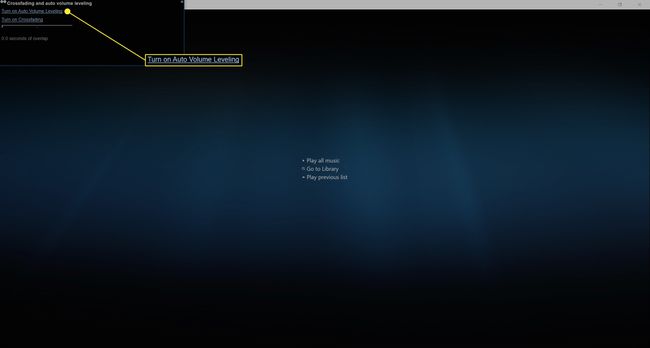 Výběrem možnosti Zapnout automatické vyrovnávání hlasitosti v programu Windows Media Player 12.