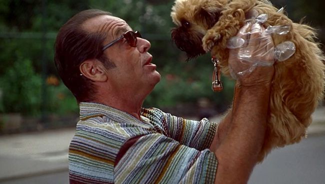 Jack Nicholson i " As Good As It Gets".