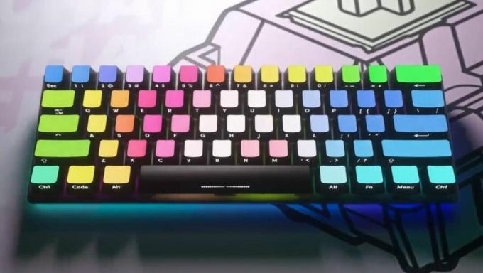 teclado mecânico personalizado feito por gota