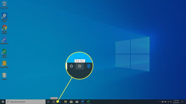 Tlačítko Zobrazení úkolů ve Windows 10