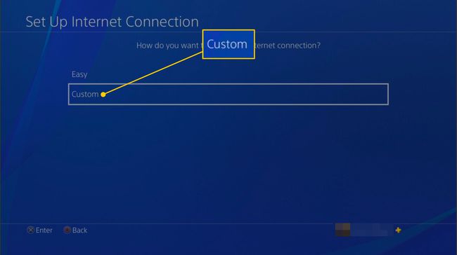 PS4でインターネット接続を設定する