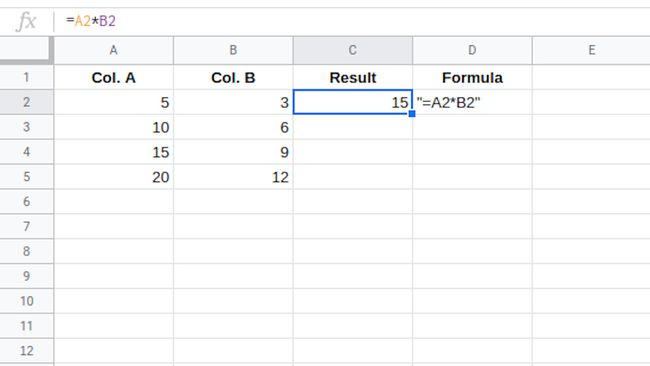 Dados do Planilhas Google multiplicados com referências de células