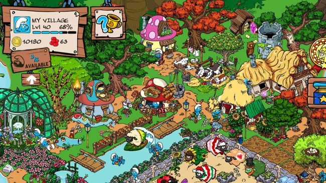 Võrguühenduseta Androidi videomäng: Smurfide küla