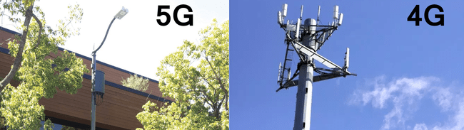 Wieża komórkowa 5G a 4G