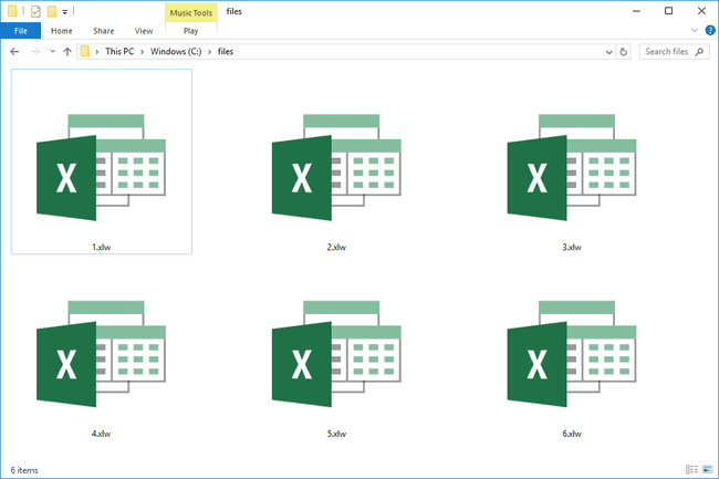 File XLW di Windows 10