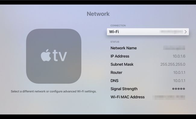 Võrguekraan Apple TV-s