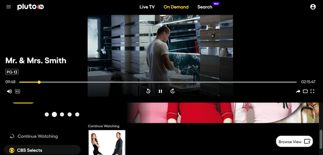 Δωρεάν ροή του Pluto TV mr και Mrs smith