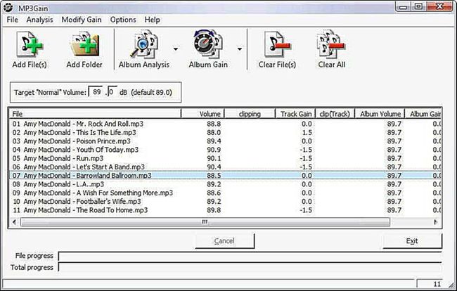 MP3ファイルを正規化して、音楽の音量を均等にします。