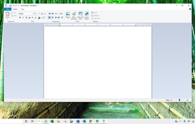 WordPad'de boş belge