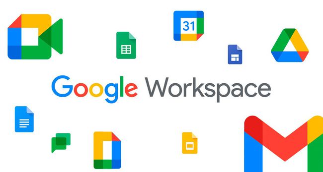 Aplicativos e logotipo do Google Workspace