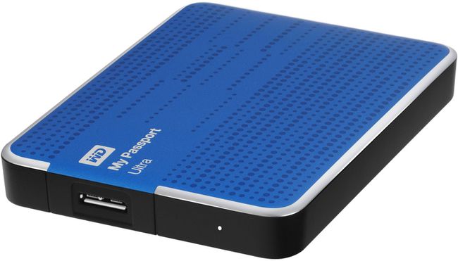 ლურჯი, WD My Passport Ultra 2TB პორტატული გარე USB 3.0 მყარი დისკის ფოტო