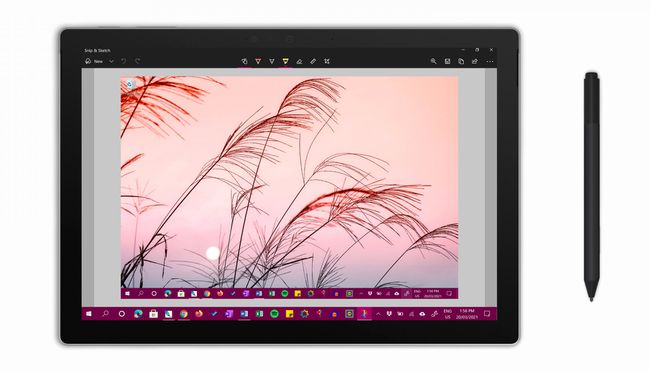 Ta et skjermbilde på en Surface Pro med en Surface Pen.