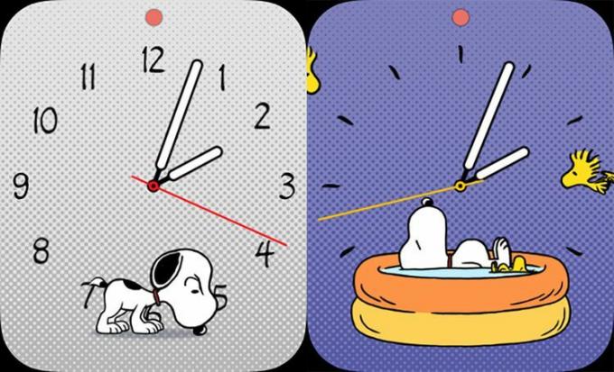 Snoopy pulksteņa ciparnīca Apple Watch