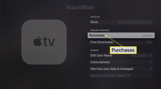 Вариант покупки на Apple TV