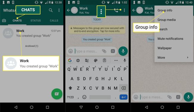 WhatsApp - leden toevoegen op Android