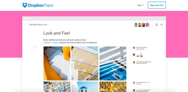 Dropbox Paper-Website