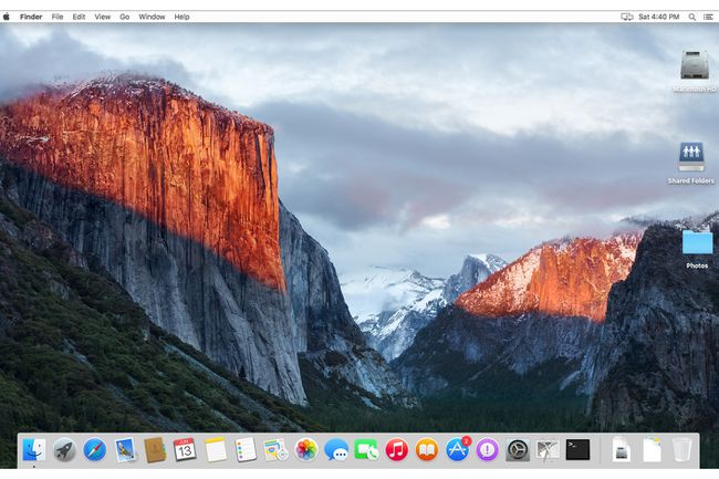 OS X El Capitan Desktop