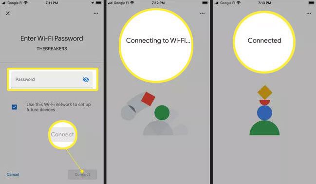 Configuración de Wi-Fi en un Google Chromecast