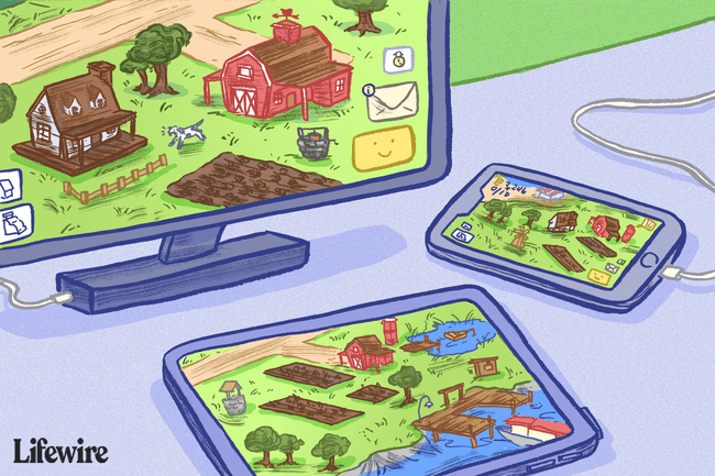 Farmville på pc, tablet og smartphone