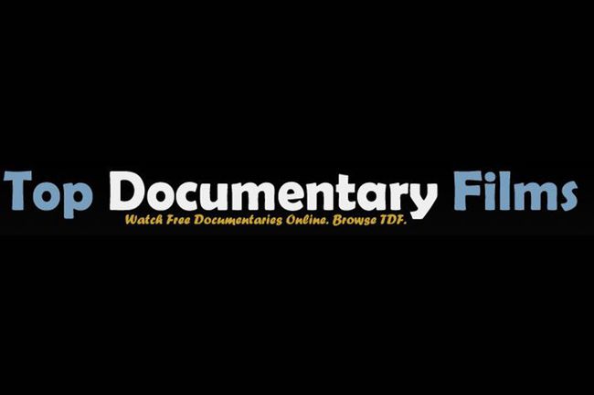 無料のドキュメンタリーオンラインサイトTopDocumentaryFilmsのロゴ。