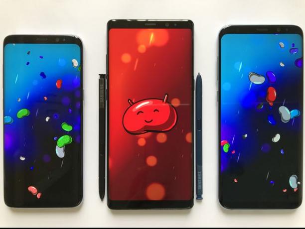 Ouă de Paște Android Jelly Bean pe trei telefoane Samsung