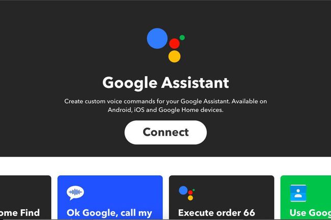 Canale Assistente Google su screenshot IFTTT