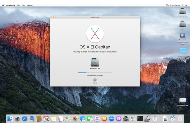 تقدم عملية تثبيت OS X El Capitan