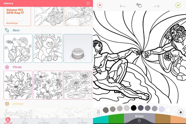 Colorfy-sovellus iOS: lle.