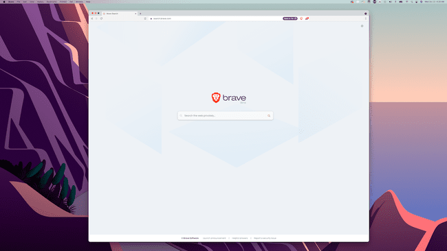 Brave Browser auf einem Mac