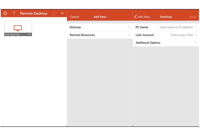 Connessione da un dispositivo mobile (AndroidiOS)