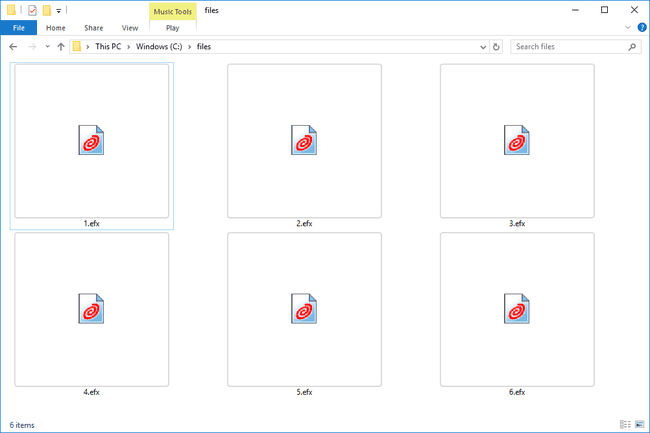 File EFX di Windows 10 yang terbuka dengan eFax Messenger