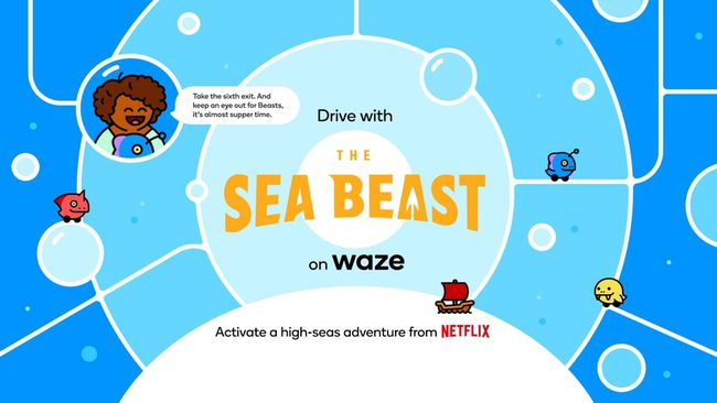 Waze Netflix jūras zvērs