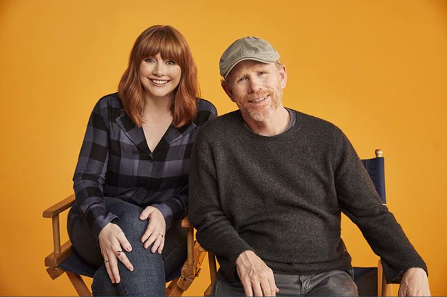 Bryce Dallas Howard och Ron Howard i " Dads".