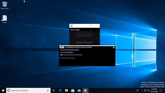 Možnosti prolínání Windows Media Player