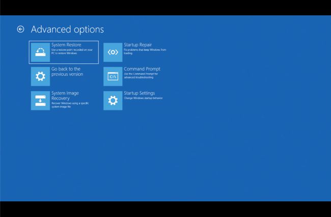 Opțiunea de restaurare a sistemului pentru PC cu Windows 10