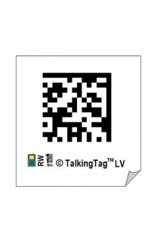 Snímek obrazovky TalkingTag LV