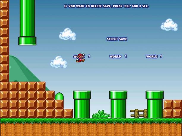 Στιγμιότυπο οθόνης Super Mario 3: Mario Forever