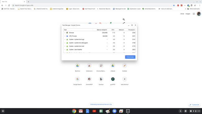 Screenshot des Chromebook-Task-Managers