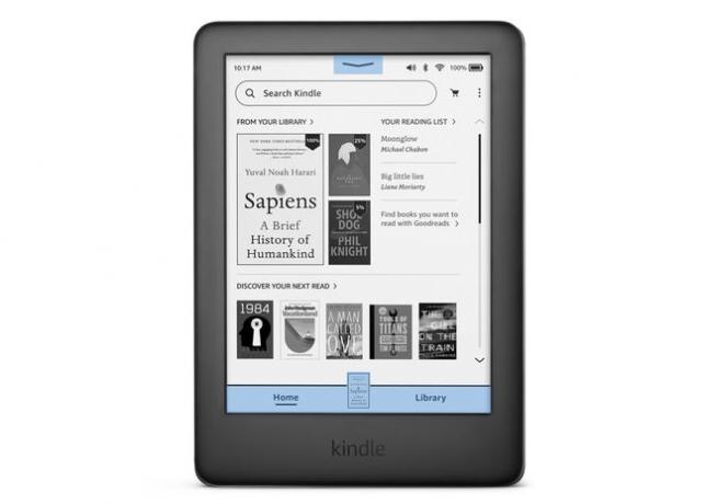 AmazonKindleの新しいホームレイアウト。