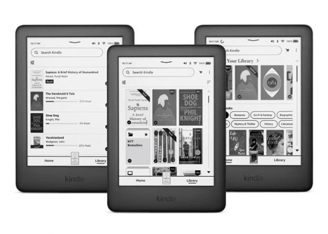 AmazonKindleの新しいソフトウェア。