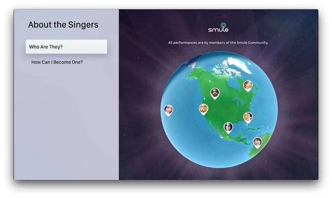 Aplikace Smule zpěvník pro Apple TV