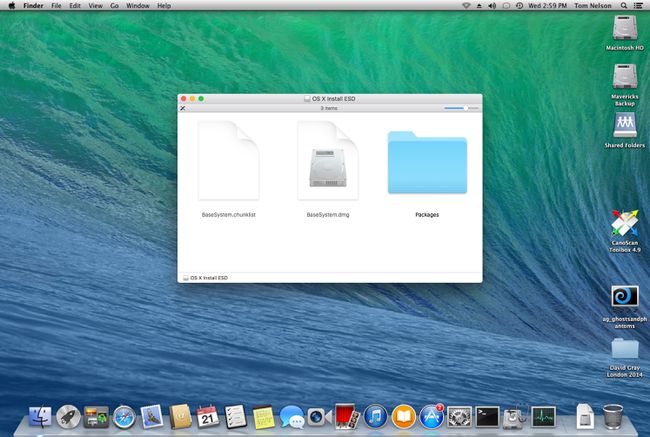 OS X Yosemite Installer's Package Content