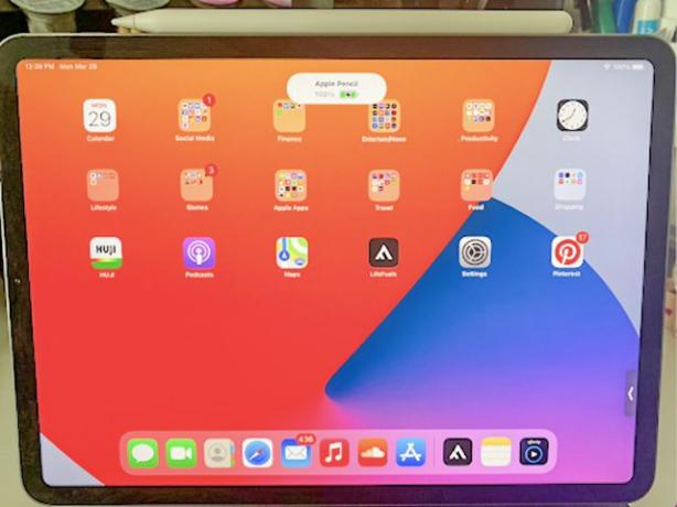 Apple Pncil 2 virs iPad Pro.