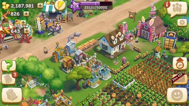 FarmVille 2: Country Escape võrguühenduseta talu videomäng.