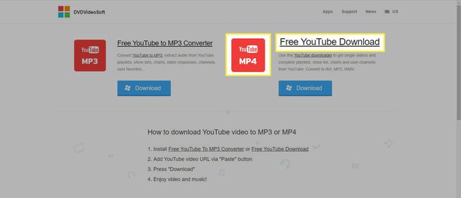 DVDVideoSoft - Gratis YouTube-download