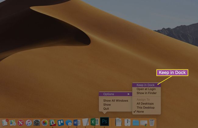 احتفظ بخيار Dock لنظام التشغيل macOS