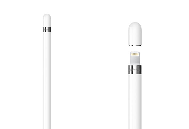 キャップが取り外された第1世代のApplePencil。