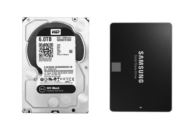 SSD vs. HDD kõvakettad